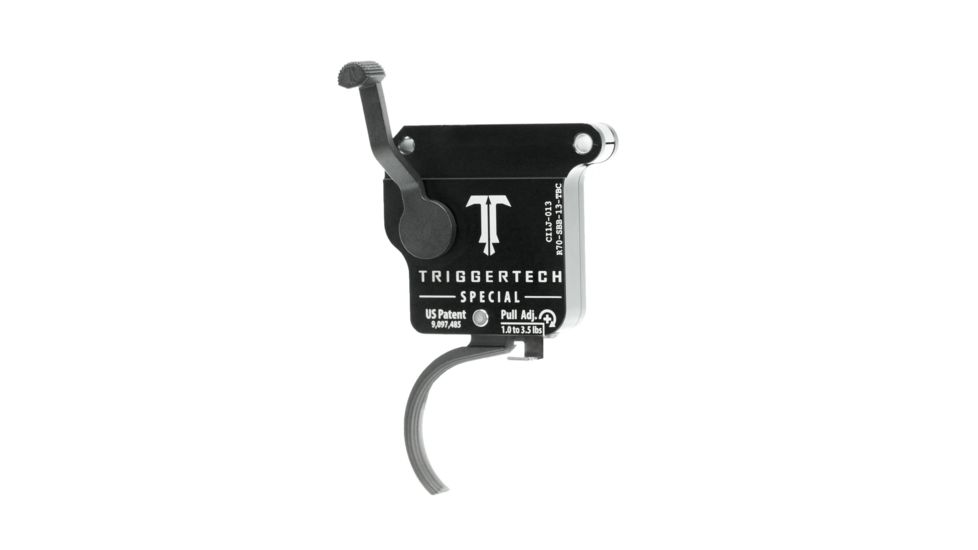 Triggertech Rem 700 Black Special Curved Trigger, PVD Black R70-SBB-13-TBC