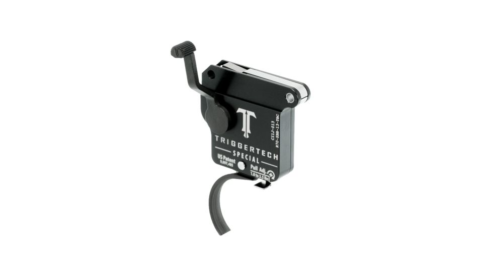 Triggertech Rem 700 Black Special Curved Trigger, PVD Black R70-SBB-13-TBC