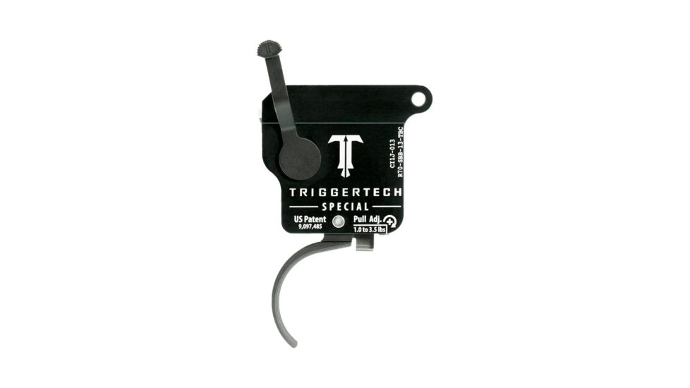 Triggertech Rem 700 Black Special Curved Trigger, PVD Black R70-SBB-13-TBC