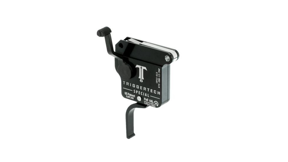 Triggertech Rem 700 Black Special Flat Clean Trigger, PVD Black R70-SBB-13-TNF
