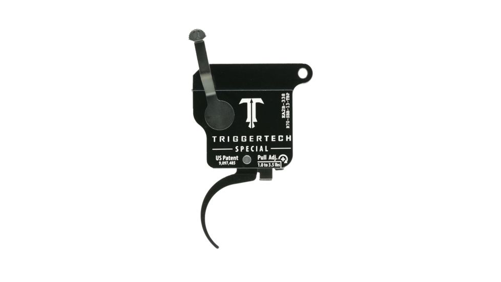 Triggertech Rem 700 Black Special Pro Curved Trigger, Bolt Release, PVD Black, R70-SBB-13-TBP