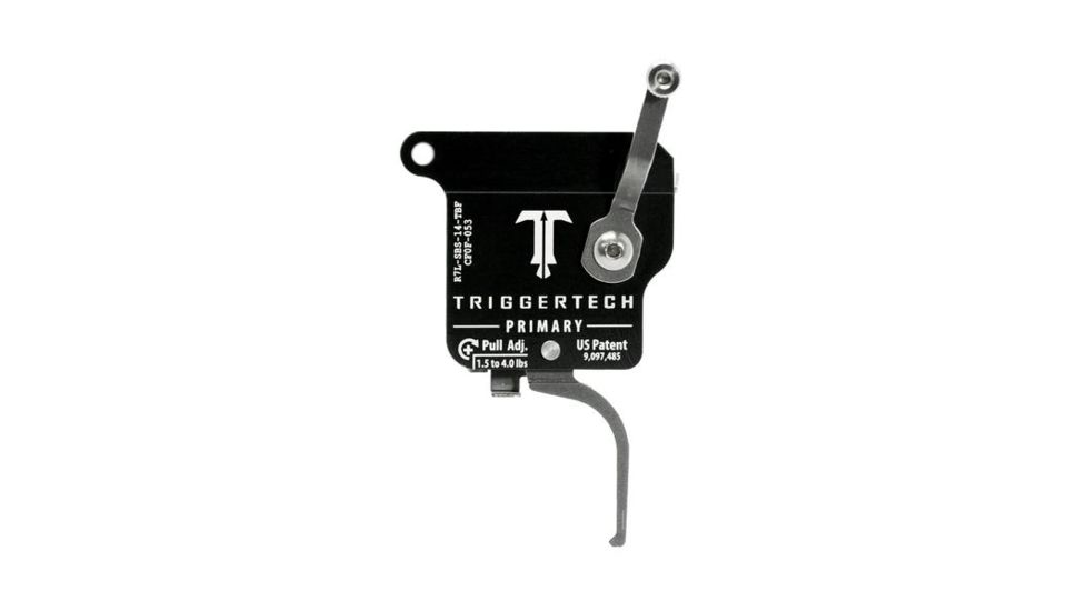 Triggertech Rem 700 Left Black Primary Flat Clean Trigger, PVD Black, R7L-SBB-14-TNF