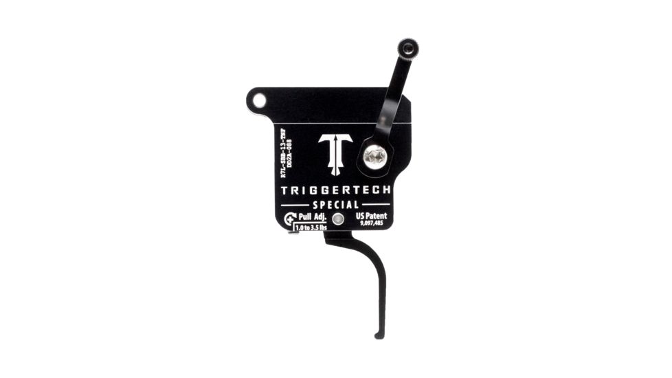 Triggertech Rem 700 Left Black Special Flat Clean Trigger, PVD Black, R7L-SBB-13-TNF