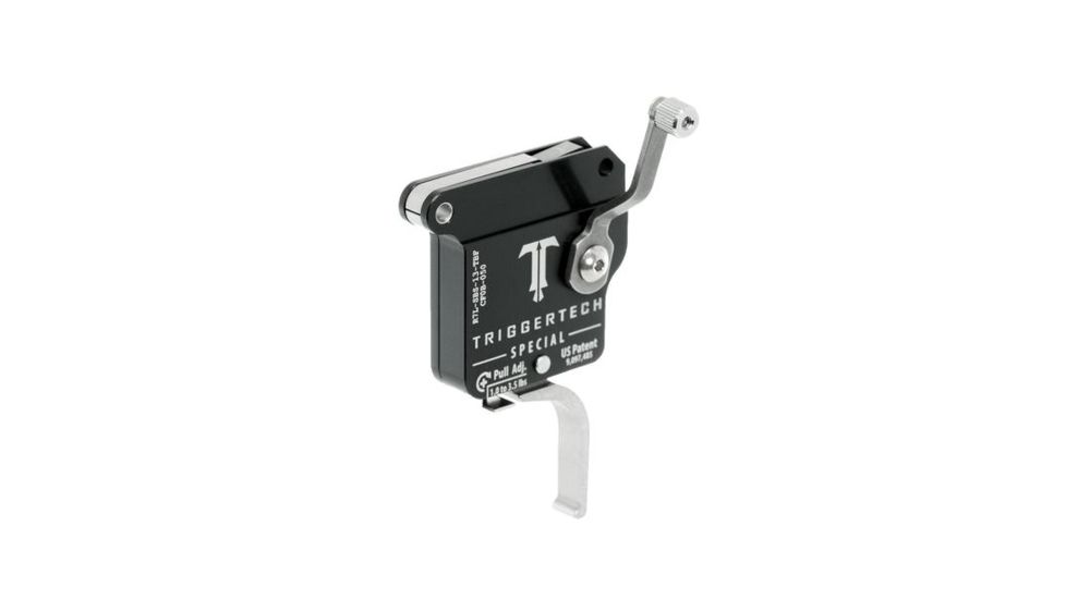 Triggertech Rem 700 Left Black Special Flat Clean Trigger, PVD Black, R7L-SBB-13-TNF