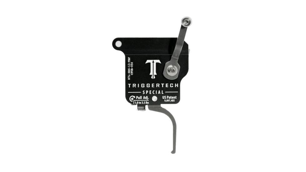 Triggertech Rem 700 Left Black Special Flat Clean Trigger, PVD Black, R7L-SBB-13-TNF