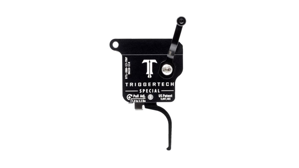 Triggertech Rem 700 Left Black Special Flat Trigger, PVD Black, R7L-SBB-13-TBF