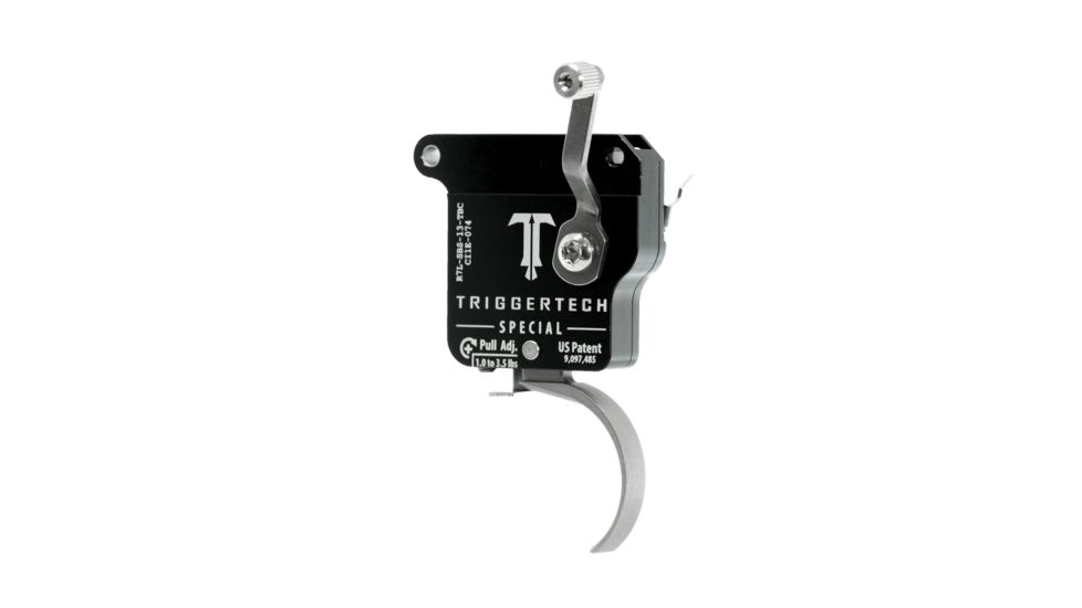 Triggertech Rem 700 Left Special Curved Trigger, Stainless R7L-SBS-13-TBC