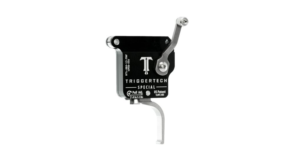 Triggertech Rem 700 Left Special Flat Trigger, Stainless R7L-SBS-13-TBF