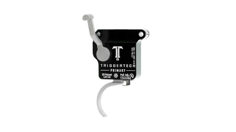 Triggertech Rem 700 Primary Curved Trigger, Stainless R70-SBS-14-TBC