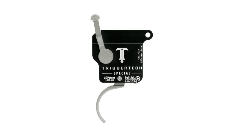 Triggertech Rem 700 Special Curved Clean Trigger, Stainless R70-SBS-13-TNC