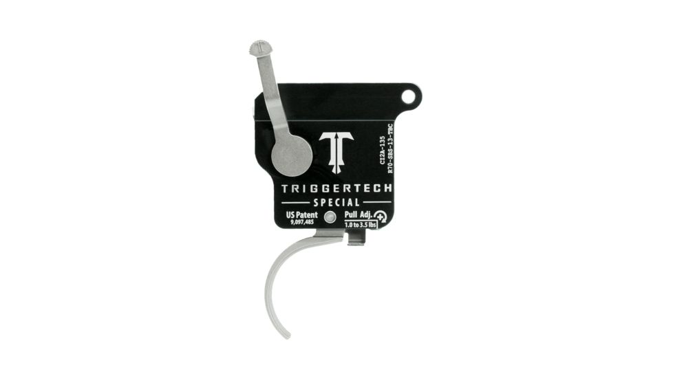 Triggertech Rem 700 Special Curved Trigger, Stainless R70-SBS-13-TBC