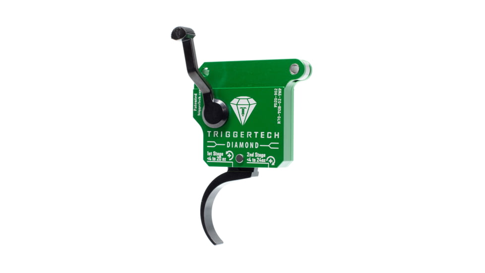 Triggertech Remington 700 Two-Stage Diamond Trigger Pro Curved, Black, R70-TGB-02-TNP