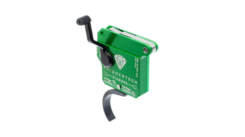 Triggertech Remington 700 Two-Stage Diamond Trigger Pro Curved, Black, R70-TGB-02-TNP