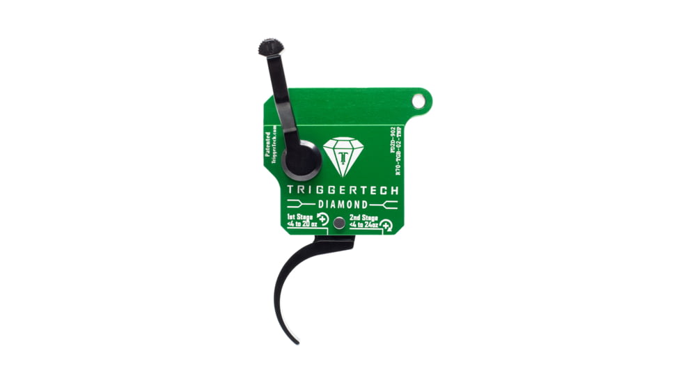Triggertech Remington 700 Two-Stage Diamond Trigger Pro Curved, Black, R70-TGB-02-TNP