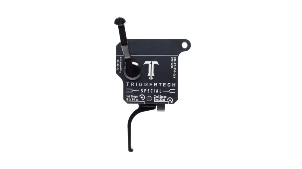 Triggertech Remington 700 Two-Stage Special Trigger Flat w/Bolt Release, Black, R70-TCB-13-TBF