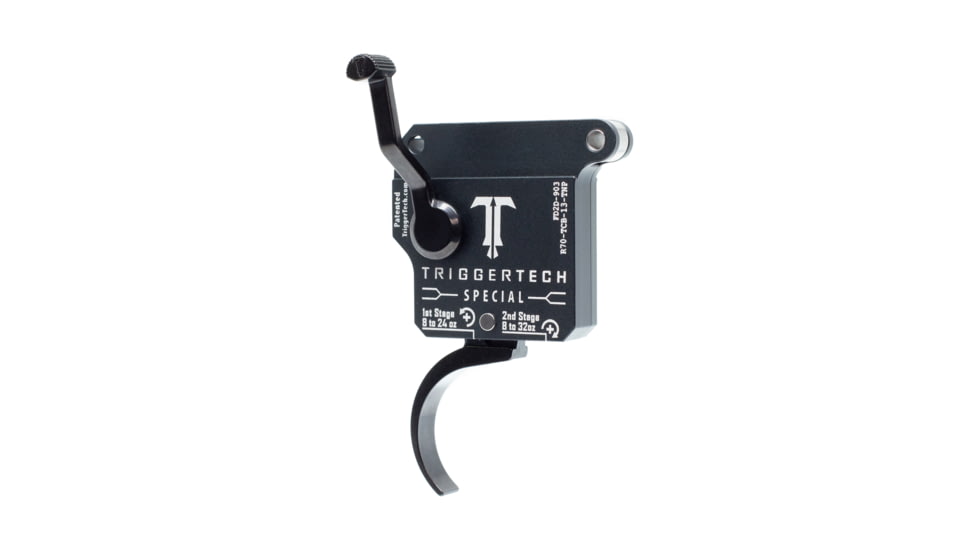 Triggertech Remington 700 Two-Stage Special Trigger Pro Curved, Black, R70-TCB-13-TNP