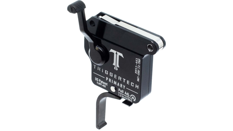 Triggertech Remington Model 7 Primary Flat Trigger, BLACK, REMINGTON MODEL 7, RM7-SBB-14-TBF