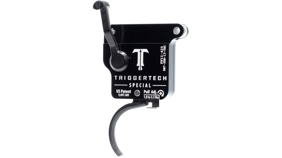 Triggertech Remington Model 7 Special Curved Trigger, BLACK, REMINGTON MODEL 7, RM7-SBB-13-TBC