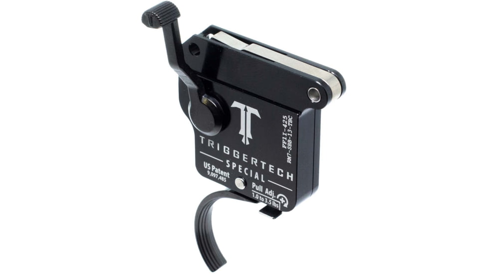 Triggertech Remington Model 7 Special Curved Trigger, BLACK, REMINGTON MODEL 7, RM7-SBB-13-TBC