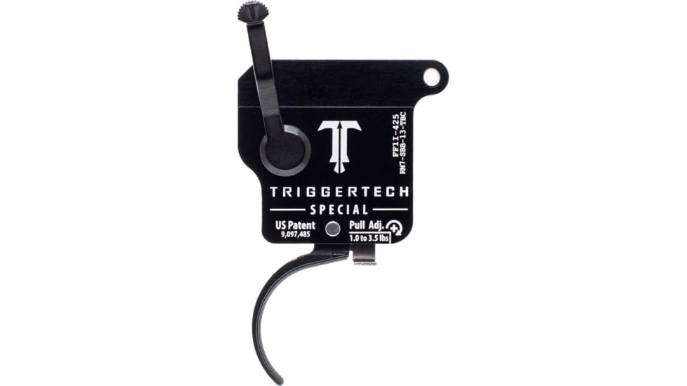 Triggertech Remington Model 7 Special Curved Trigger, BLACK, REMINGTON MODEL 7, RM7-SBB-13-TBC