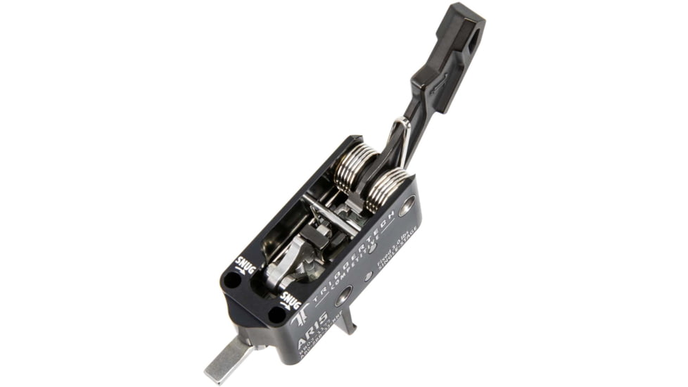 Triggertech Single-Stage Competitive Flat Trigger, Black/Black, AR0-SBB-33-NNF
