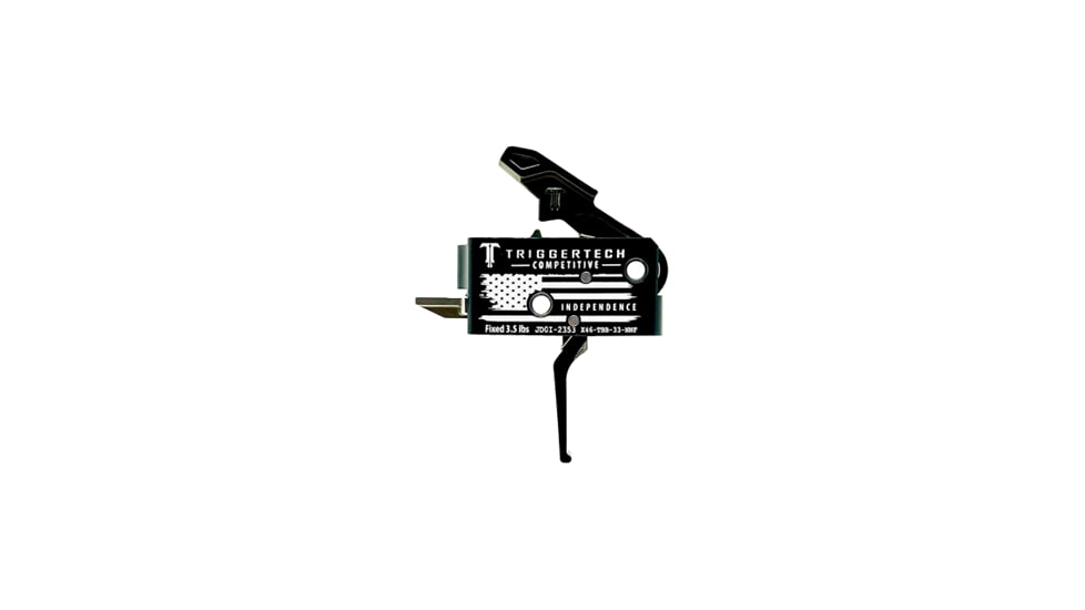 Triggertech Special Edition AR15 Competitive Independence Trigger, Black/White, X54-SBB-33-NNF