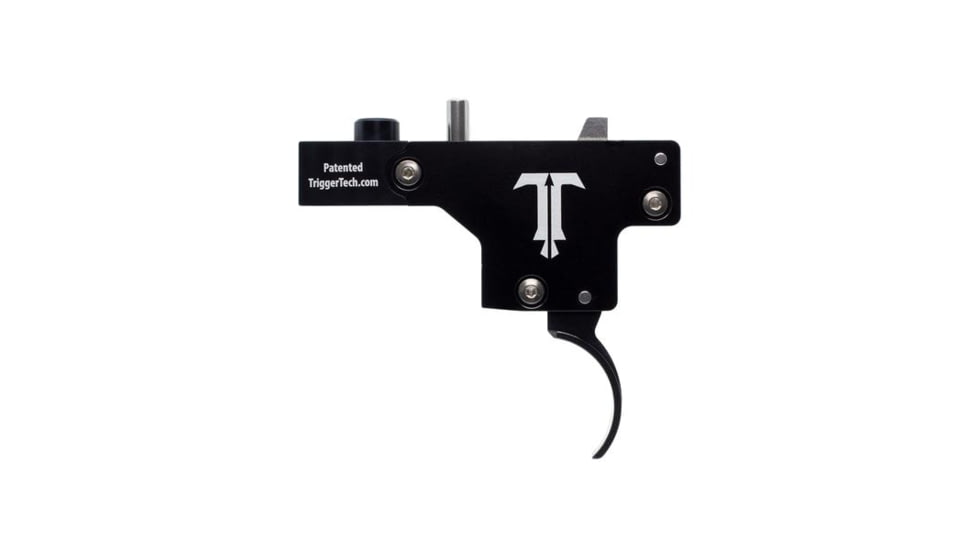 Triggertech Weatherby Mark V Primary Curved Trigger, 1.5 - 4 lb, Black, WM5-SBB-14-NBW