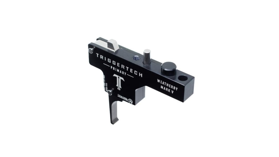Triggertech Weatherby Mark V Primary Flat Trigger, 1.5 - 4 lb, Black, WM5-SBB-14-NBF