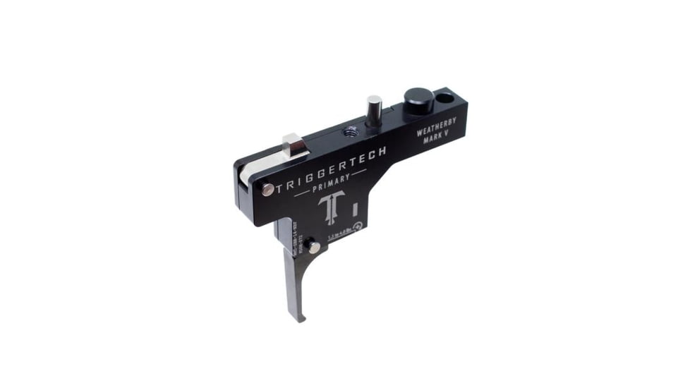 Triggertech Weatherby Mark V Primary Flat Trigger, 1.5 - 4 lb, Black, WM5-SBB-14-NBF