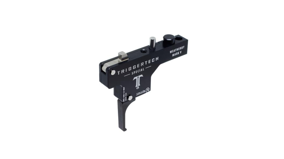 Triggertech Weatherby Mark V Special Flat Trigger, 1 - 3.5 lb, Black, WM5-SBB-13-NBF