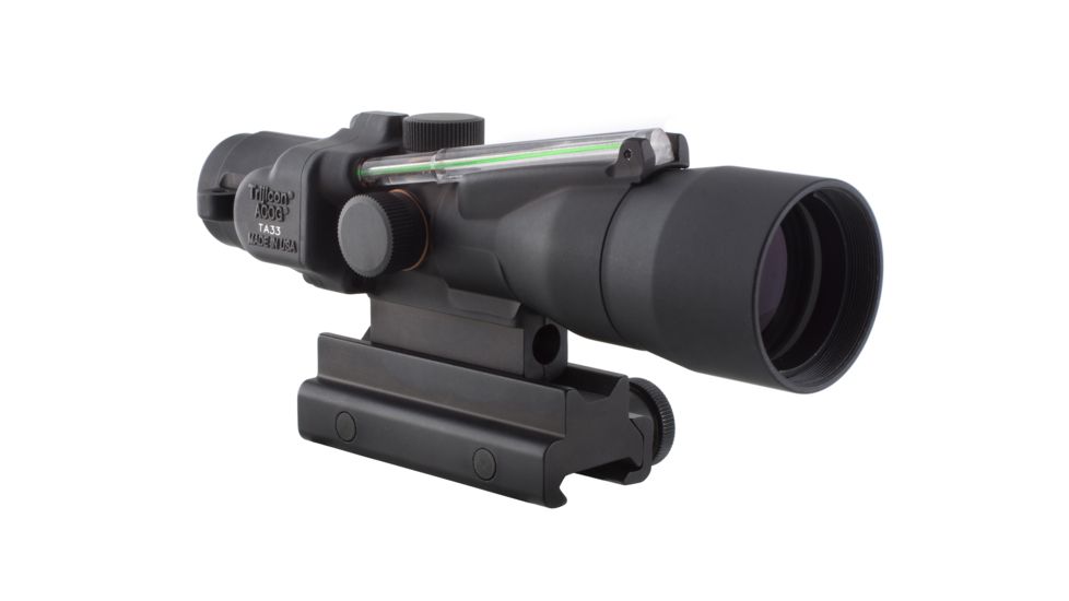 Trijicon ACOG 3x30 Dual Ill Rifle Scope w/Mount, Green Crosshair .308 WIN Reticle