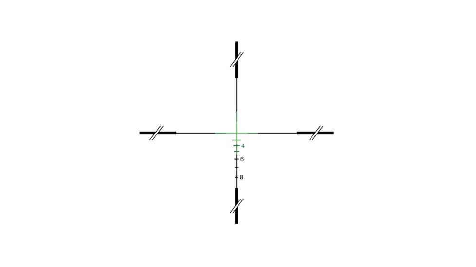 Trijicon ACOG 3x30 Dual Ill Rifle Scope w/Mount, Green Crosshair .308 WIN Reticle