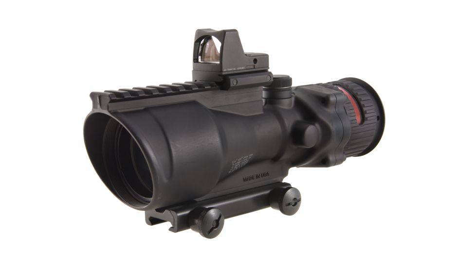 Trijicon ACOG 6x48 Red Chevron .223 Reticle Rifle Scope w/Mount &amp; 8MOA RMR Sight