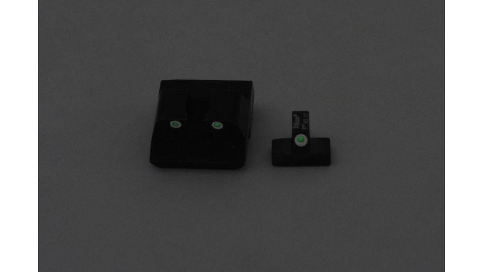 Trijcion S&amp;W .45 Long Rear, 3 dot green front &amp; green long rear night sight set