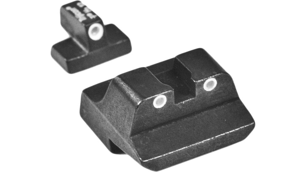 Trijcion S&amp;W .45 Long Rear, 3 dot green front &amp; green long rear night sight set