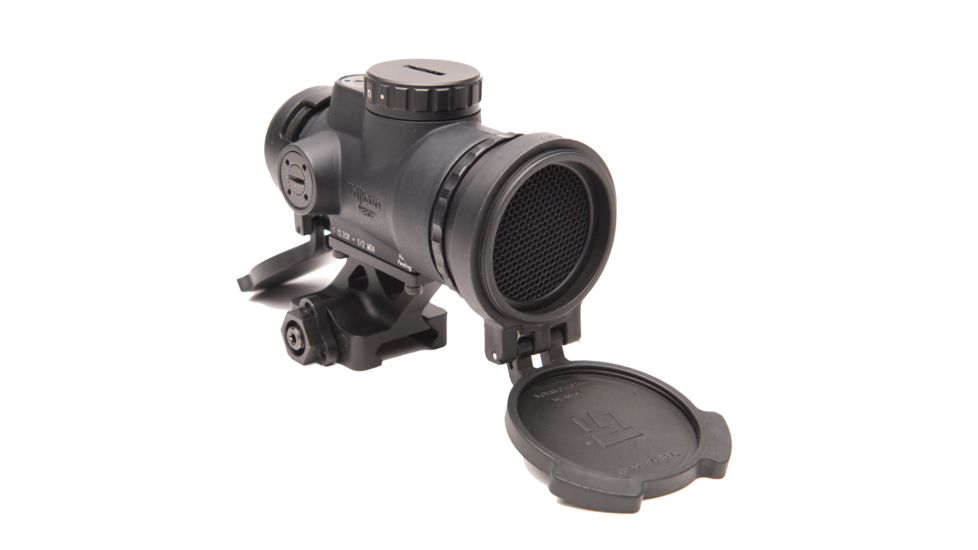 Trijicon 1x25 MRO Patrol 2 MOA Adjustable Red Dot Sight w/ 1/3 Co-Witness Quick Release Mount AC32071, Black, 2200018