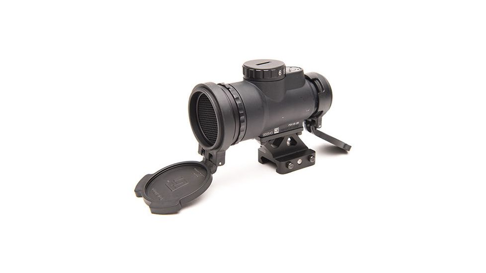 Trijicon 1x25 MRO Patrol 2 MOA Adjustable Red Dot Sight w/ 1/3 Co-Witness Quick Release Mount AC32071, Black, 2200018