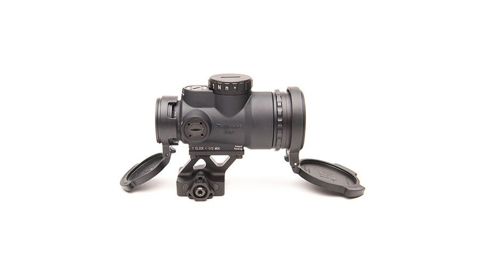 Trijicon 1x25 MRO Patrol 2 MOA Adjustable Red Dot Sight w/Full Co-Witness Quick Release Mount AC32070, Black, 2200019