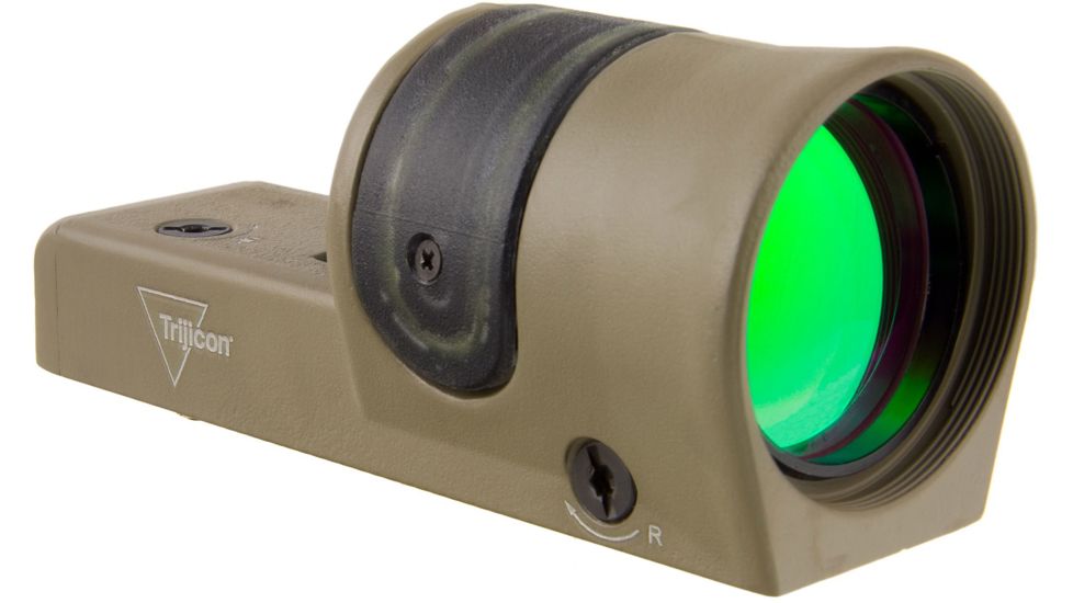 Trijicon 1x42 Reflex Sight, CK-FDE, Amber 4.5 MOA Dot Reticle, Reflex Base without Mou, 800094