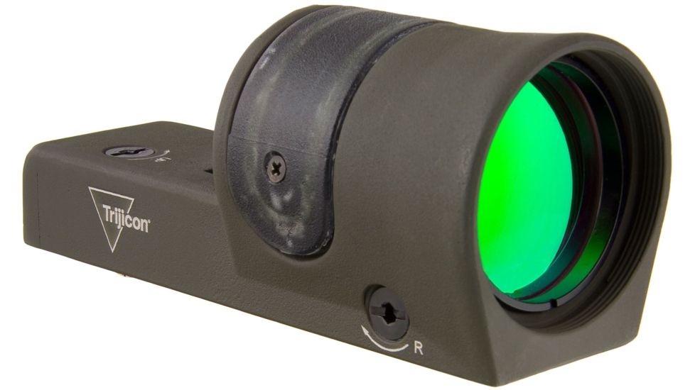 Trijicon 1x42 Reflex Sight, CK-ODG, Amber 4.5 MOA Dot Reticle, Reflex Base without Mou, 800093