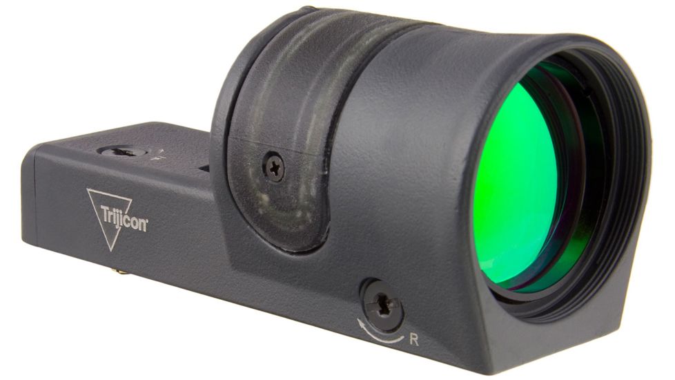 Trijicon 1x42 Reflex Sight, CK-Sniper Gray, Amber 6.5 MOA Dot Reticle, Reflex Base without Mou, 800065