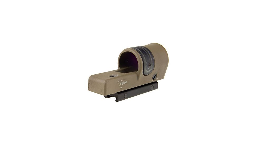 Trijicon 1x42 Reflex Sight, CK-FDE, Amber 4.5 MOA Dot Reticle, ACOG Base with TA51 Fla, 800109