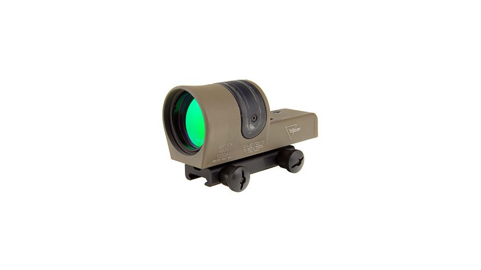 Trijicon 1x42 Reflex Sight, CK-FDE, Amber 4.5 MOA Dot Reticle, ACOG Base with TA51 Fla, 800109