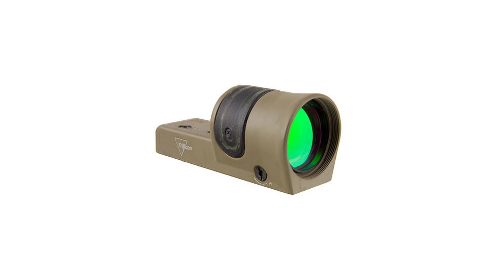Trijicon 1x42 Reflex Sight, CK-FDE, Amber 4.5 MOA Dot Reticle, Reflex Base without Mou, 800094