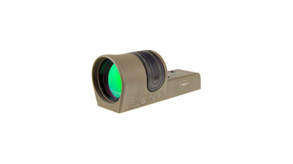 Trijicon 1x42 Reflex Sight, CK-FDE, Amber 4.5 MOA Dot Reticle, Reflex Base without Mou, 800094