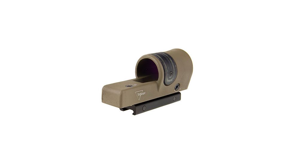 Trijicon 1x42 Reflex Sight, CK-FDE, Amber 6.5 MOA Dot Reticle, ACOG Base with TA51 Fla, 800091