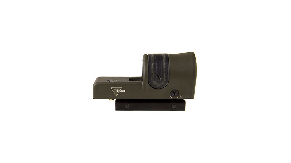 Trijicon 1x42 Reflex Sight, CK- ODG, Amber 4.5 MOA Dot Reticle, ACOG Base with TA51 Fla, 800108