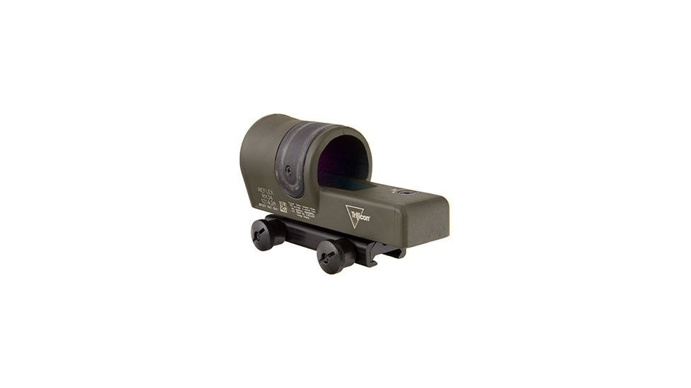 Trijicon 1x42 Reflex Sight, CK- ODG, Amber 4.5 MOA Dot Reticle, ACOG Base with TA51 Fla, 800108