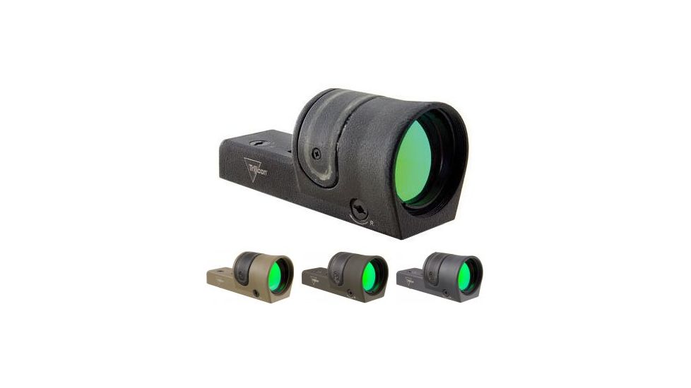 Trijicon 1x42 Reflex Sight, Black, FDE Cerakote, OD Green Cerakote, Sniper Gray Cerakote