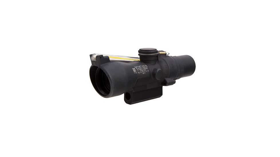 Trijicon 2x20 Compact ACOG Rifle Scope,Dual Illuminated Amber 9.2 MOA Triangle Reticle w/ M16 Carry Handle Base and Mounting Screw 400146